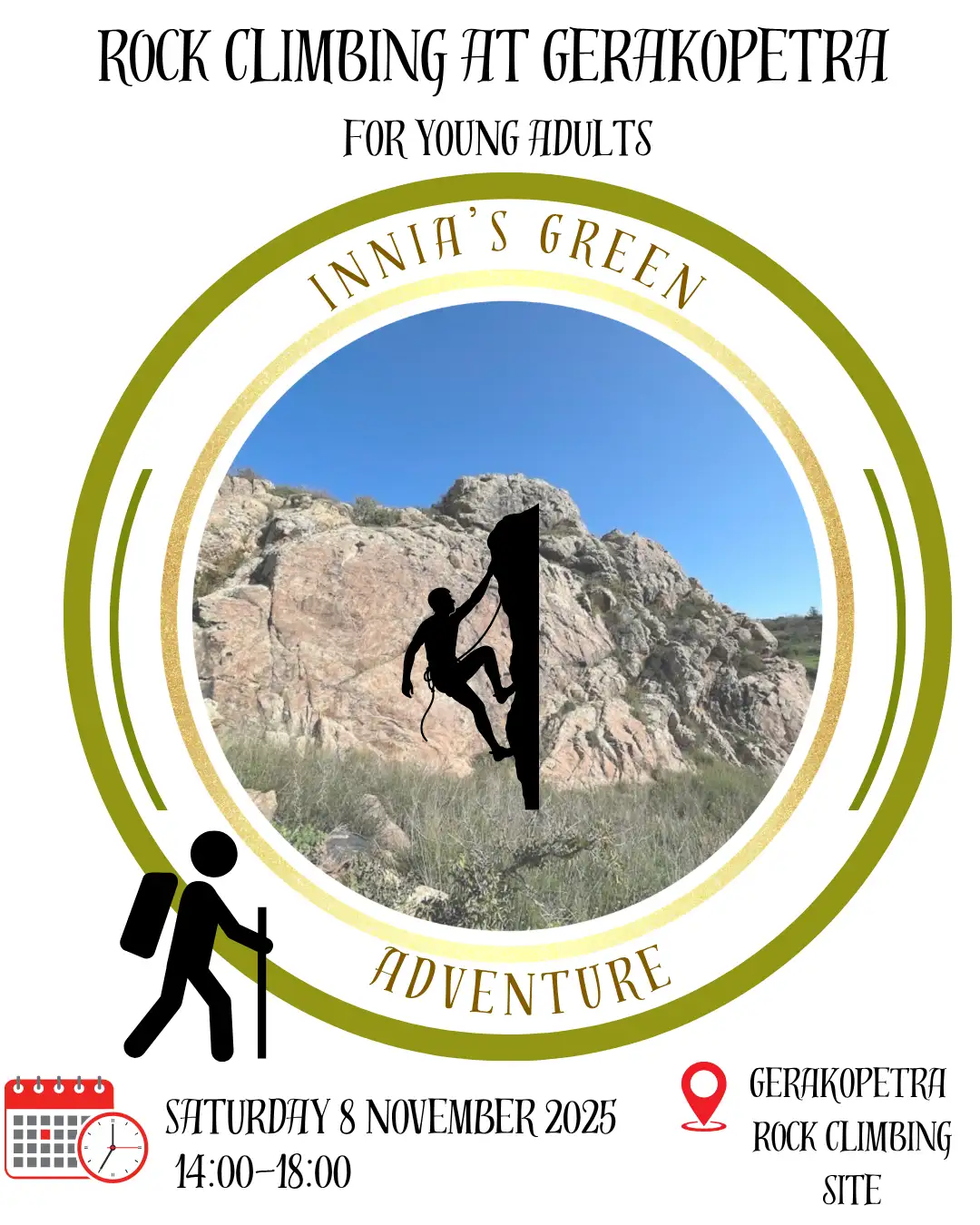 Rock Climbing at Gerakopetra for young adults