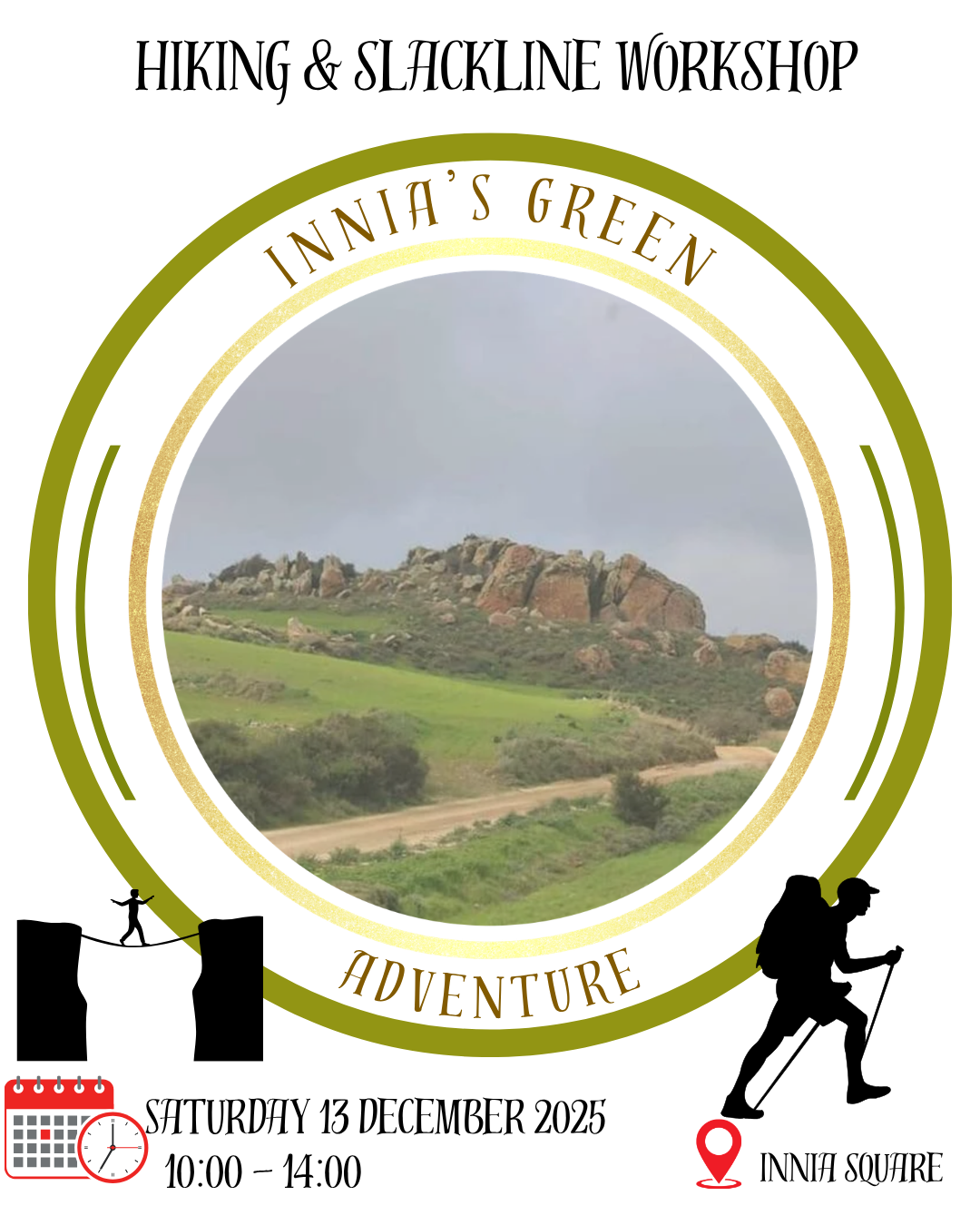 Hiking and Slackline Workshop for young people